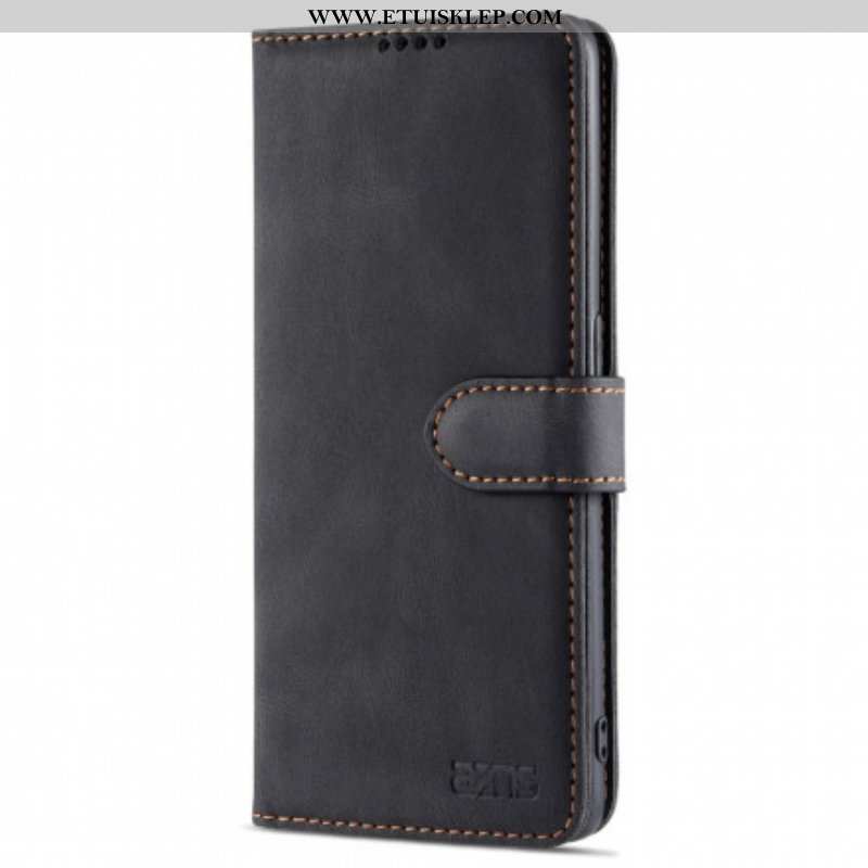 Etui Folio do Oppo Reno 6 5G Azns Couture Z Efektem Skóry